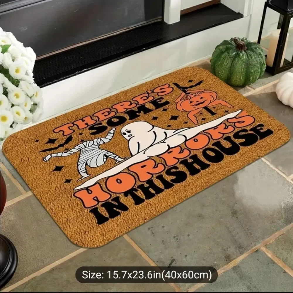 Halloween welcome mat